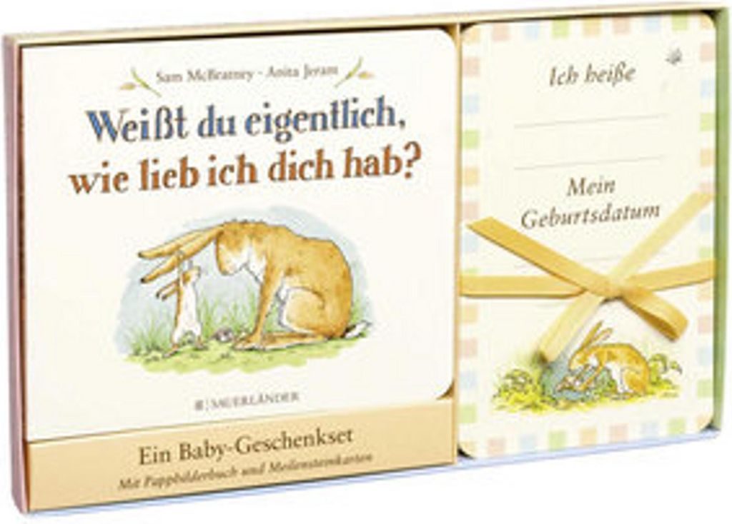 Weißt du eigentlich, wie lieb ich dich hab? Baby-Geschenkset