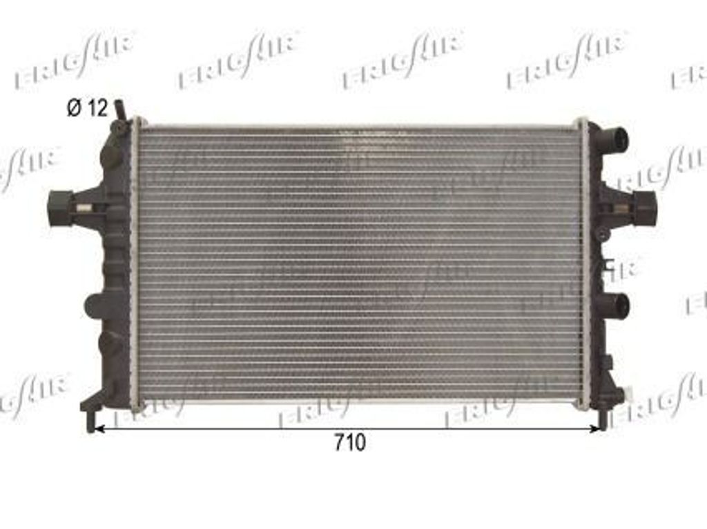 FRIGAIR 0107.3097 Kühler Wasserkühler Motorkühler für OPEL Astra G CC (T98) Astra G Caravan (T98) Astra G Limousine (T98)