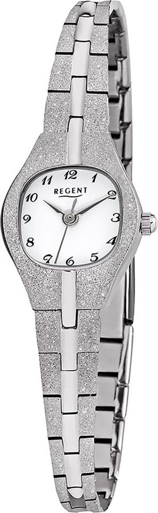 Regent Metall Damen Uhr F-626 Analog Armband-Uhr silber Metallarmband D2URF626