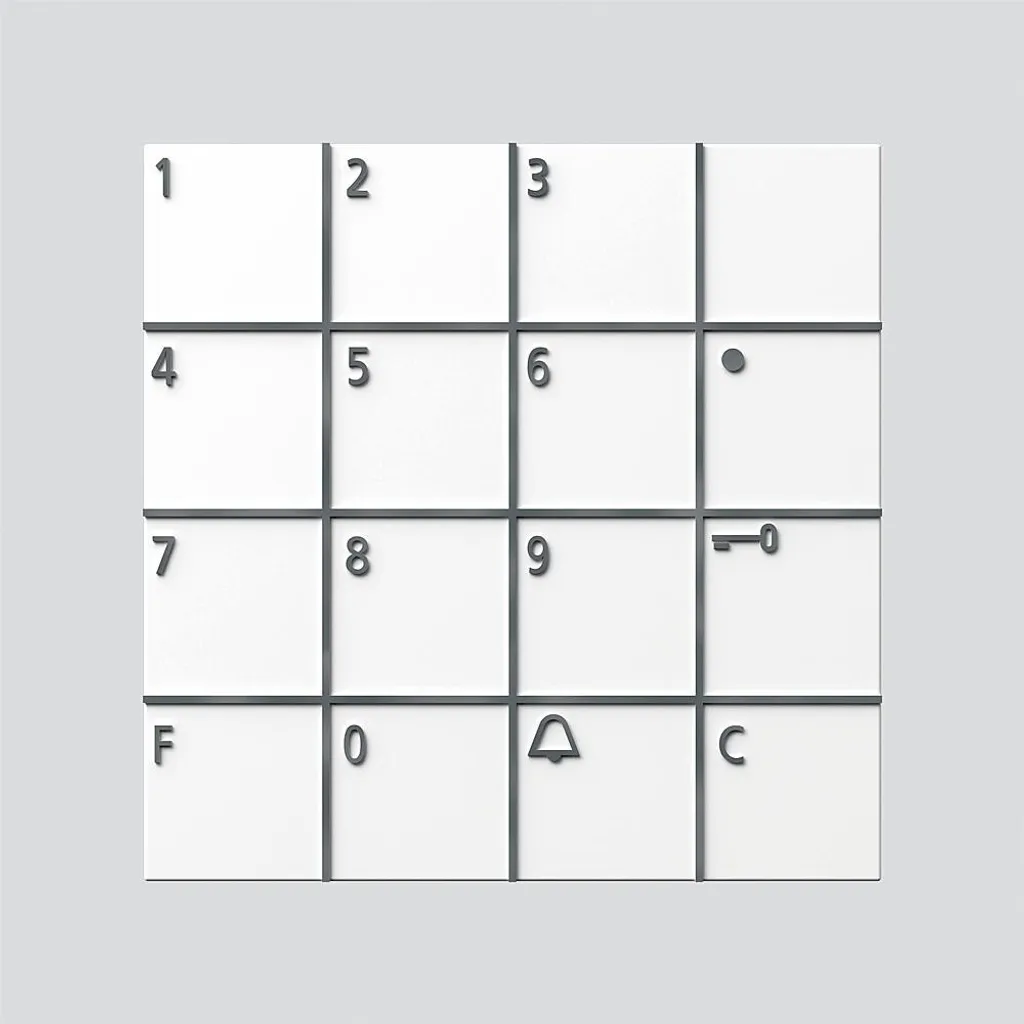 Module de serrure à code COM 611-02 W Siedle blanc pour platine de rue