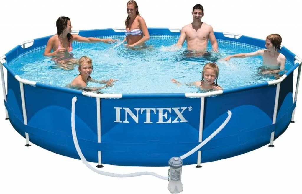 Intex 28212GN, Basen ramowy, Niebieski, Biały, 24,1 kg Zdjęcie produktu 