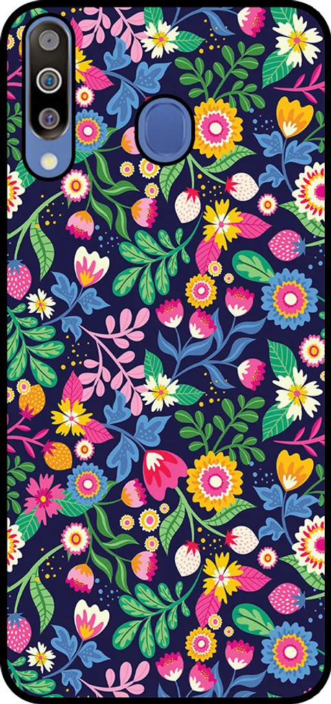 Cover Samsung M30 Smartphonica: Protezione Sicura e Fantasia Fiori