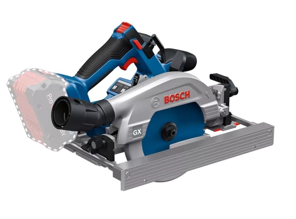 Bosch Akku-Kreissäge GKS 18V-57-2 GX Solo + FSN 44 - Produktbild 9