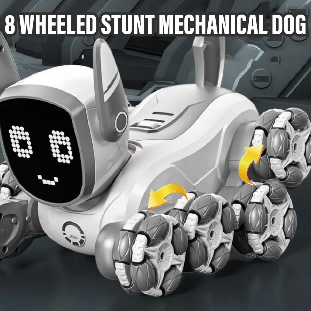 Robot chien télécommandé rechargeable : fini la panne de pile