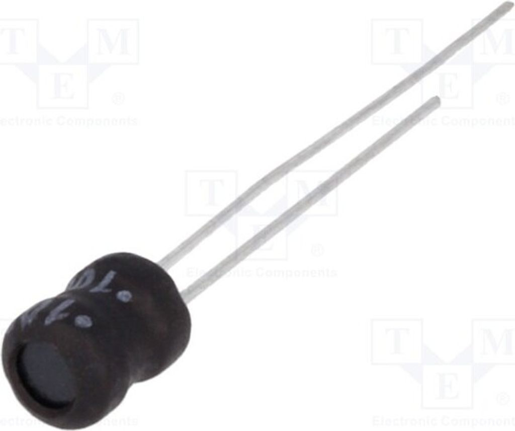 3x Drossel: Draht THT 100uH Ø8,7x12mm 0,28Ω ±10% 1A vertikal RLB0914-101KL Vertik