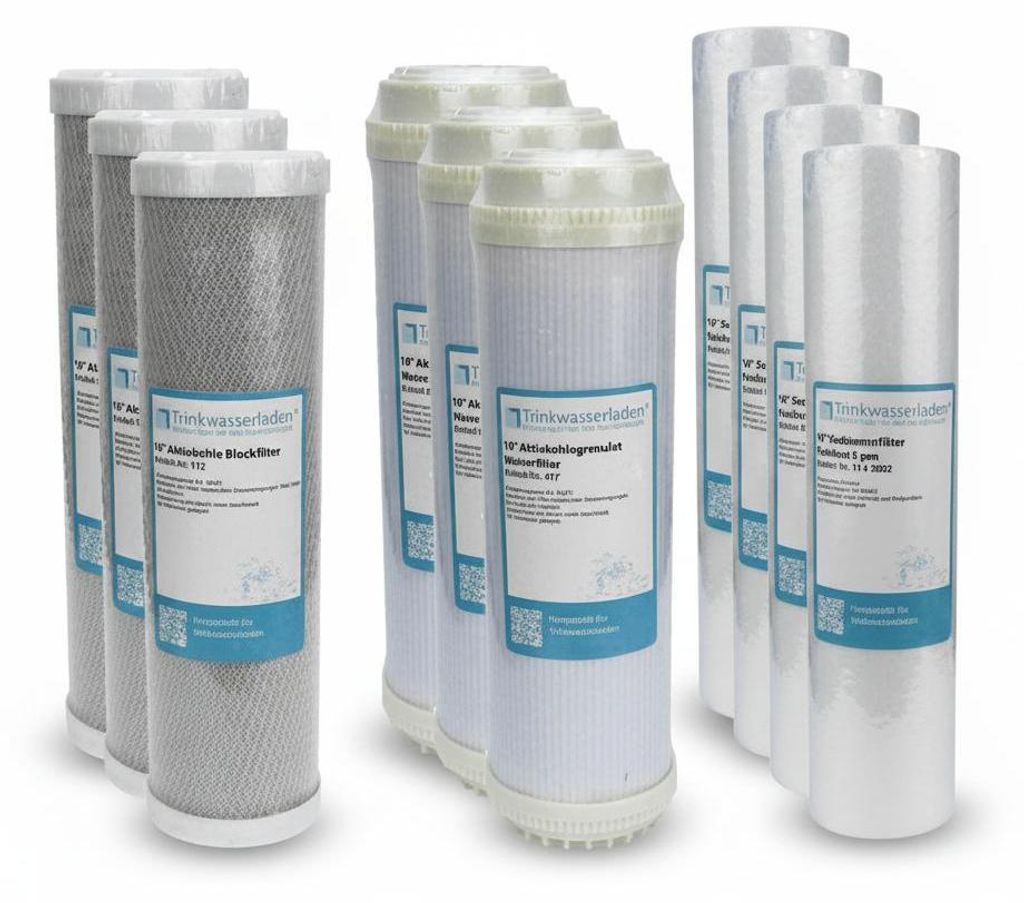 1,5 Jahre Filter Set 10' 9-teilig Ersatzfilter Umkehrosmose Produktbild 