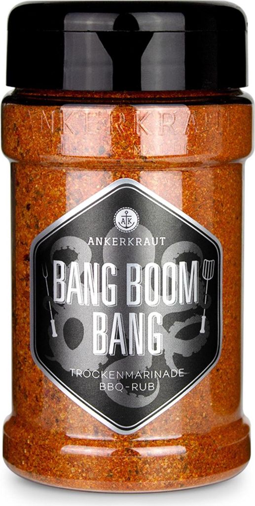 Bang Boom Bang, BBQ-Rub, 210g im Streuer Produktbild 