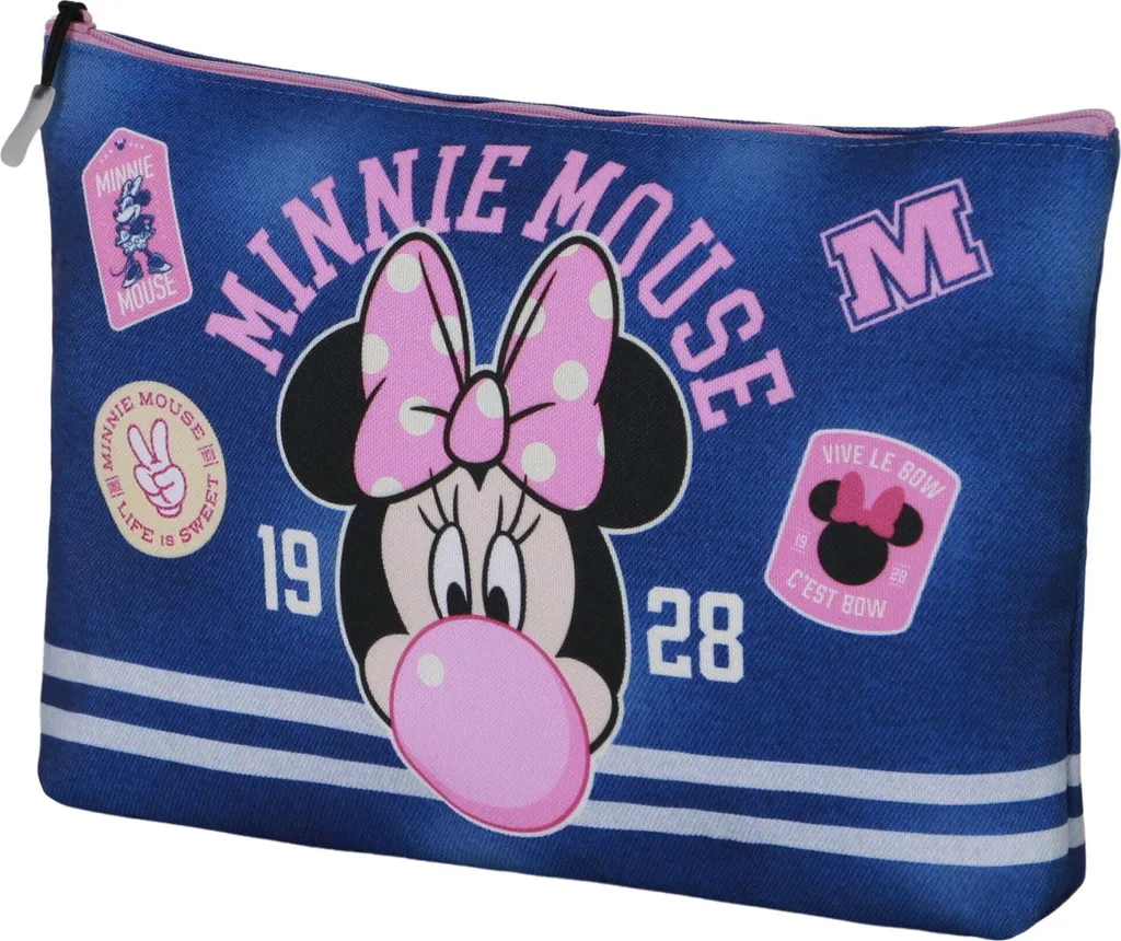 Nécessaire de toilette Minnie Mouse Disney Varsity pour femme et fille