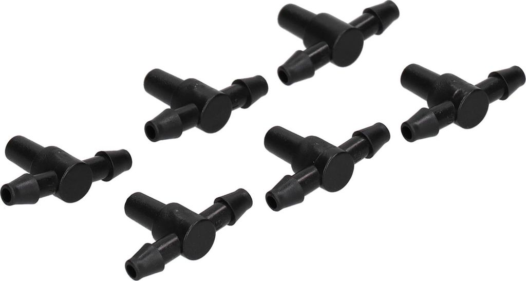 100PCS 4/7 Schlauchverbinder T-Verbinder Armaturen für Garten Tropfbewässerung Bewässerungssystem