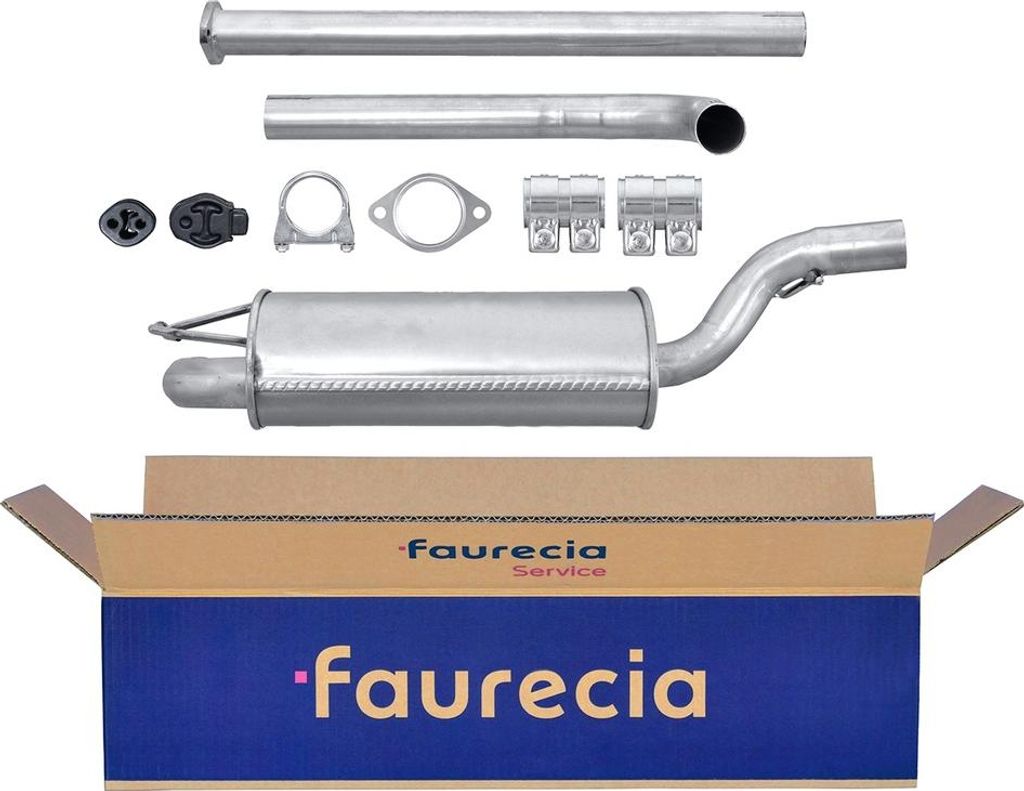 Mittelschalldämpfer FAURECIA IAM-Expertise passend für u.a. FORD C-MAX