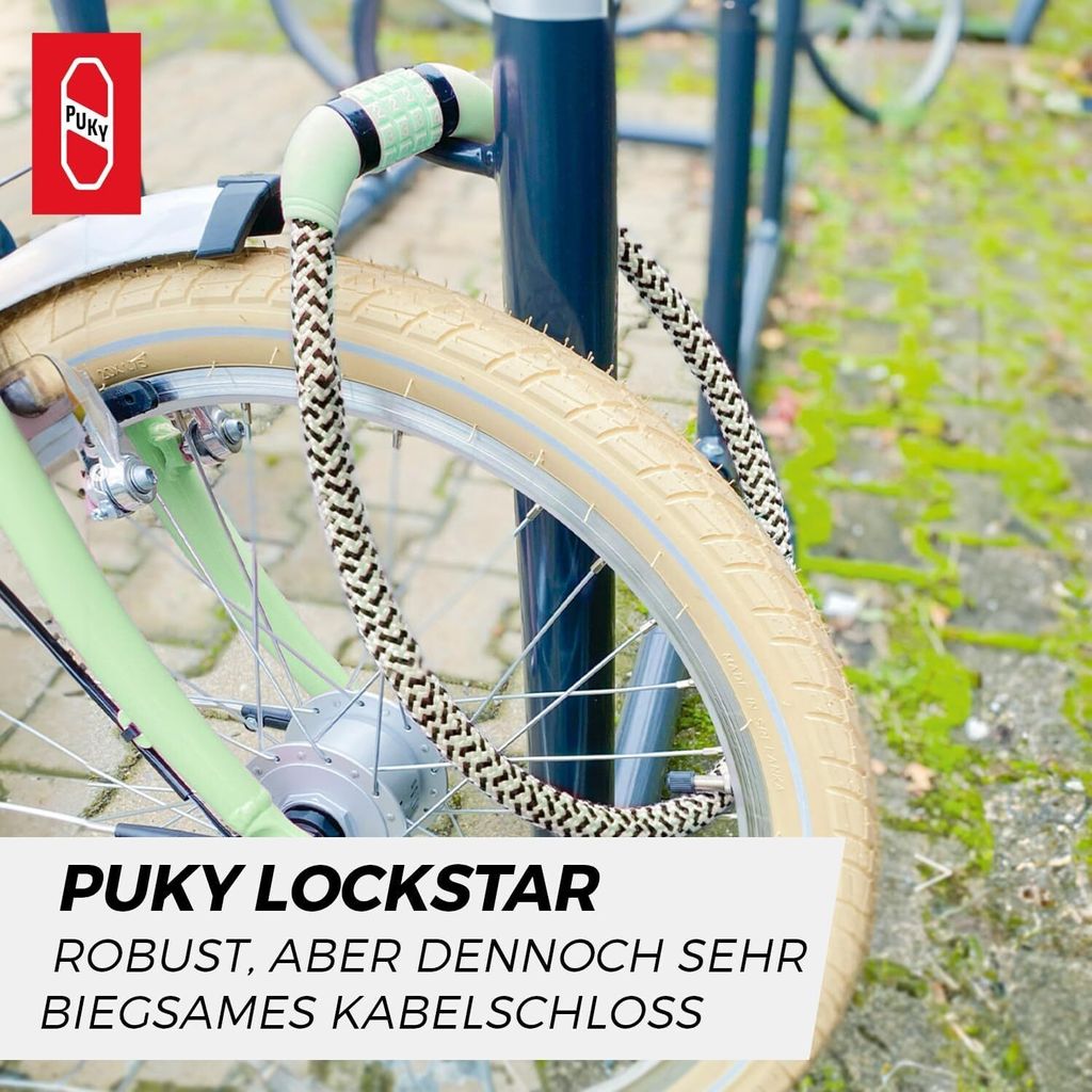 Puky Lockstar Kabelschloss, Farbe:retro green Produktbild 6