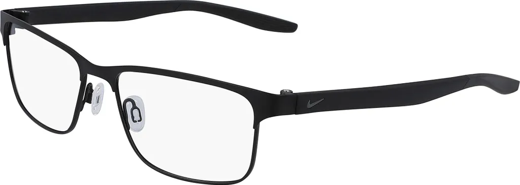 Nike 8130 N 001 Lunettes Noires Satinées Légères pour Homme Taille 54