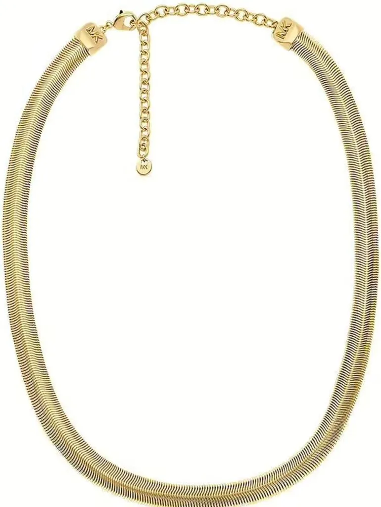 Michael Kors HIN00336 Collier Doré Brillant en Acier pour Femme Mode