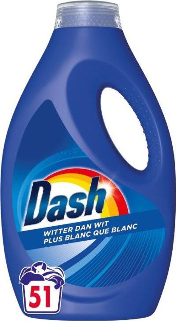 Dash Flüssigwaschmittel Weißer als Weiß - 51 Wäschen