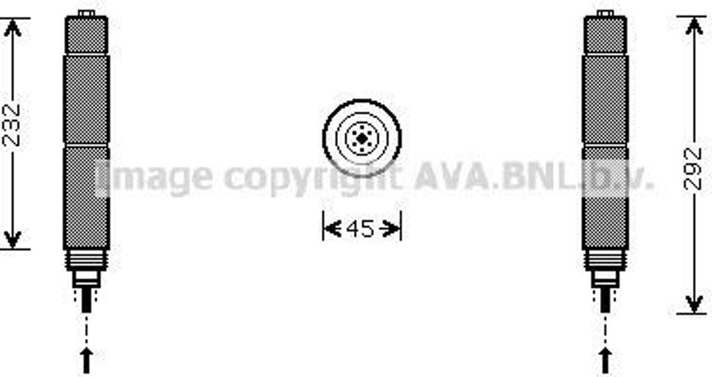 PRASCO BWD078 - OE JRJ100410 Klimatrockner für Freelander (L314), R50, R53, R52