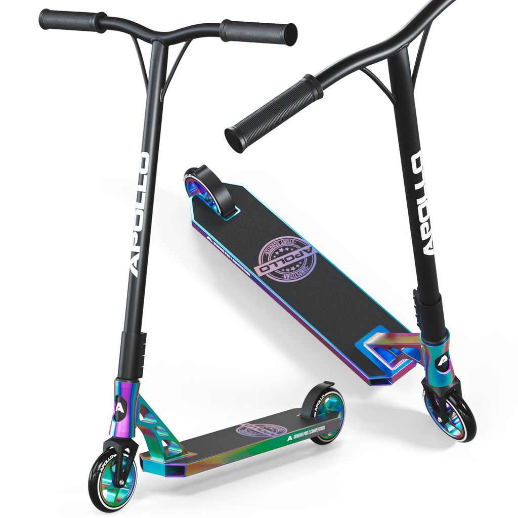 Stunt Scooter Genesis Pro X Competition - Rainbow Produktbild 