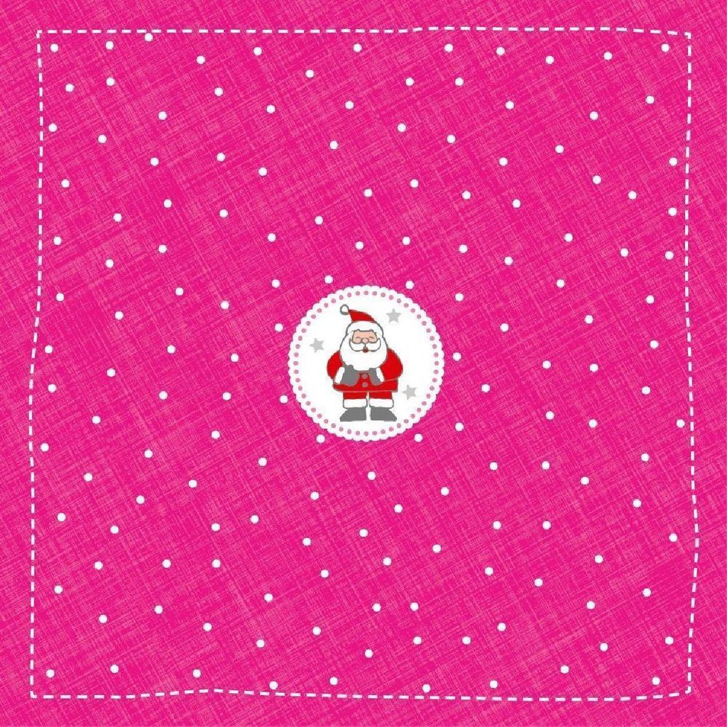 Serwetki papierowe Santa-Mini-Różowe
