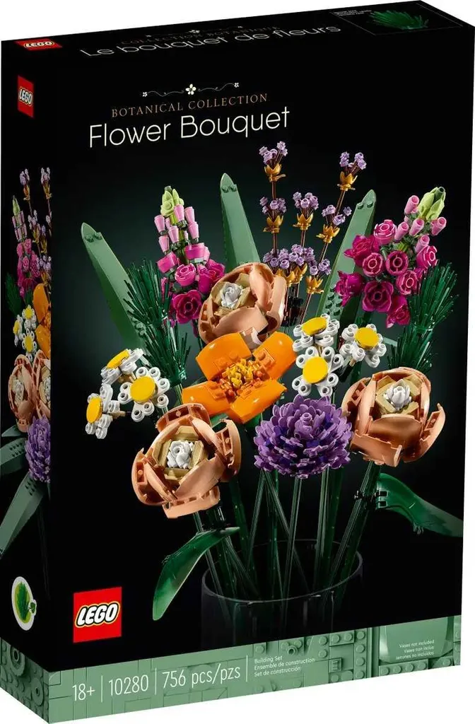Bouquet de Fleurs LEGO 10280 - Décoration Maison Artificielle Design