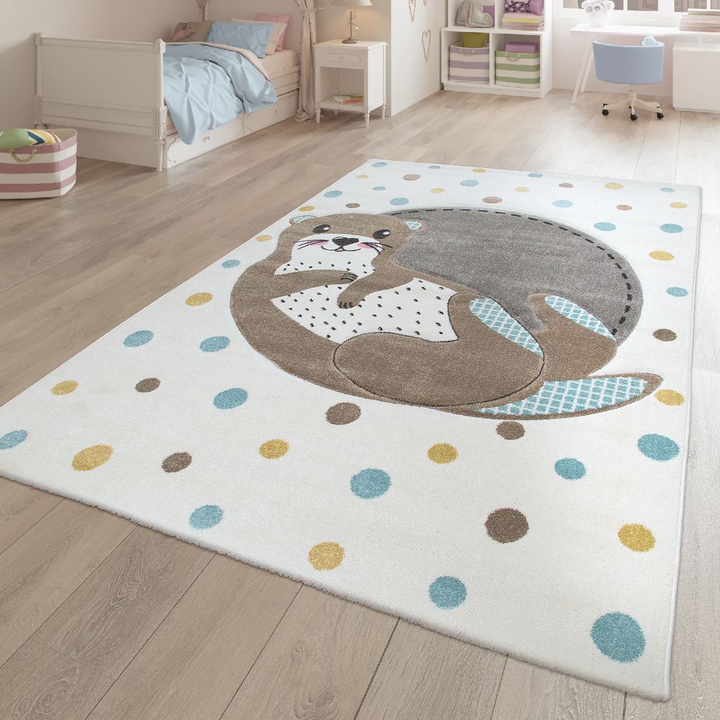 Kurzflor Kinderteppich Kinderzimmer Teppich Wohnen & Einrichten Wohnaccessoires Teppiche Kinderteppiche 