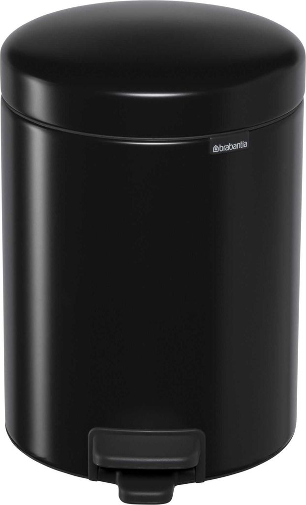 Brabantia Poubelle à pédale Newicon 5,0 L noir mat Image du produit 