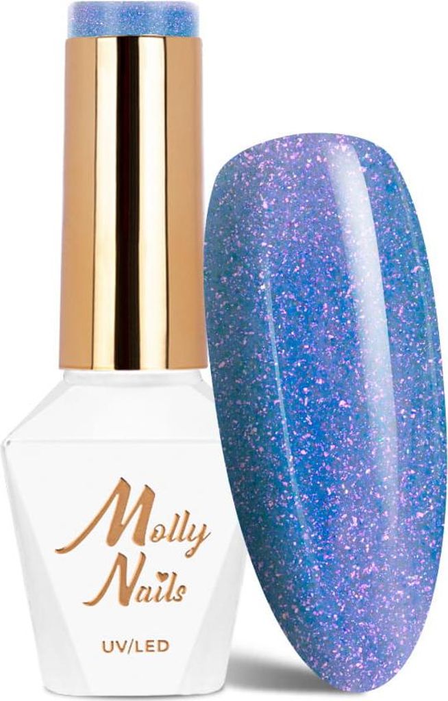 Molly Nails Winter Crystalize Forever Young HEMA/Di-HEMA-freier Hybrid-Nagellack, 8 g, Nr. 225