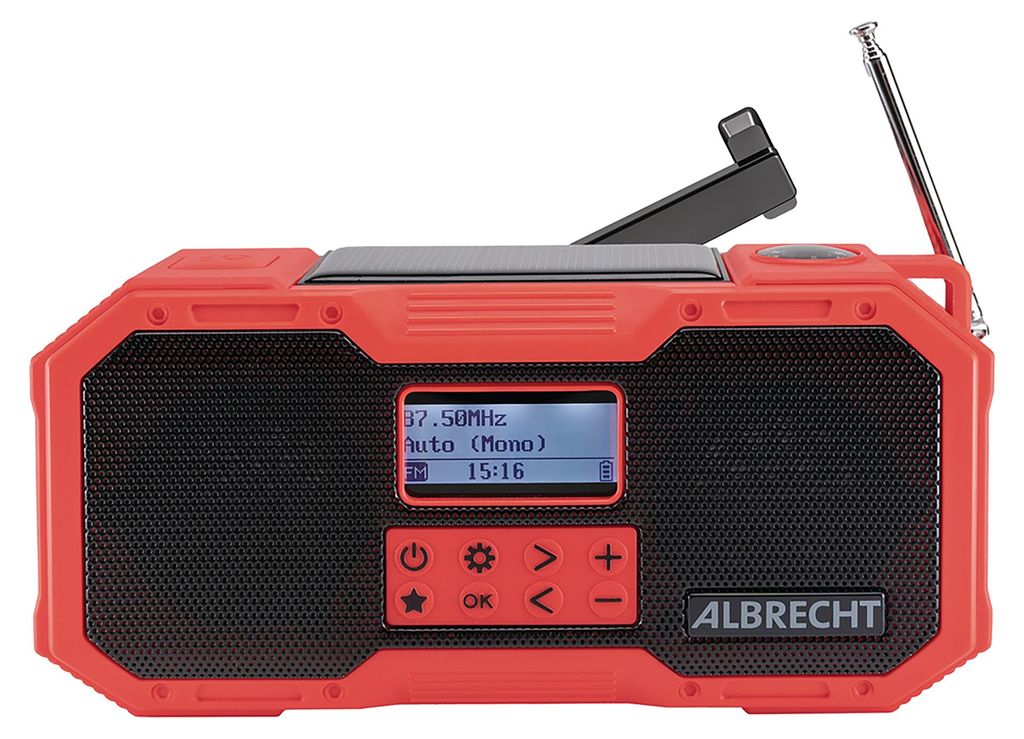 Albrecht DR 112 - Draagbaar DAB-radio - 5 Watt Productafbeelding 