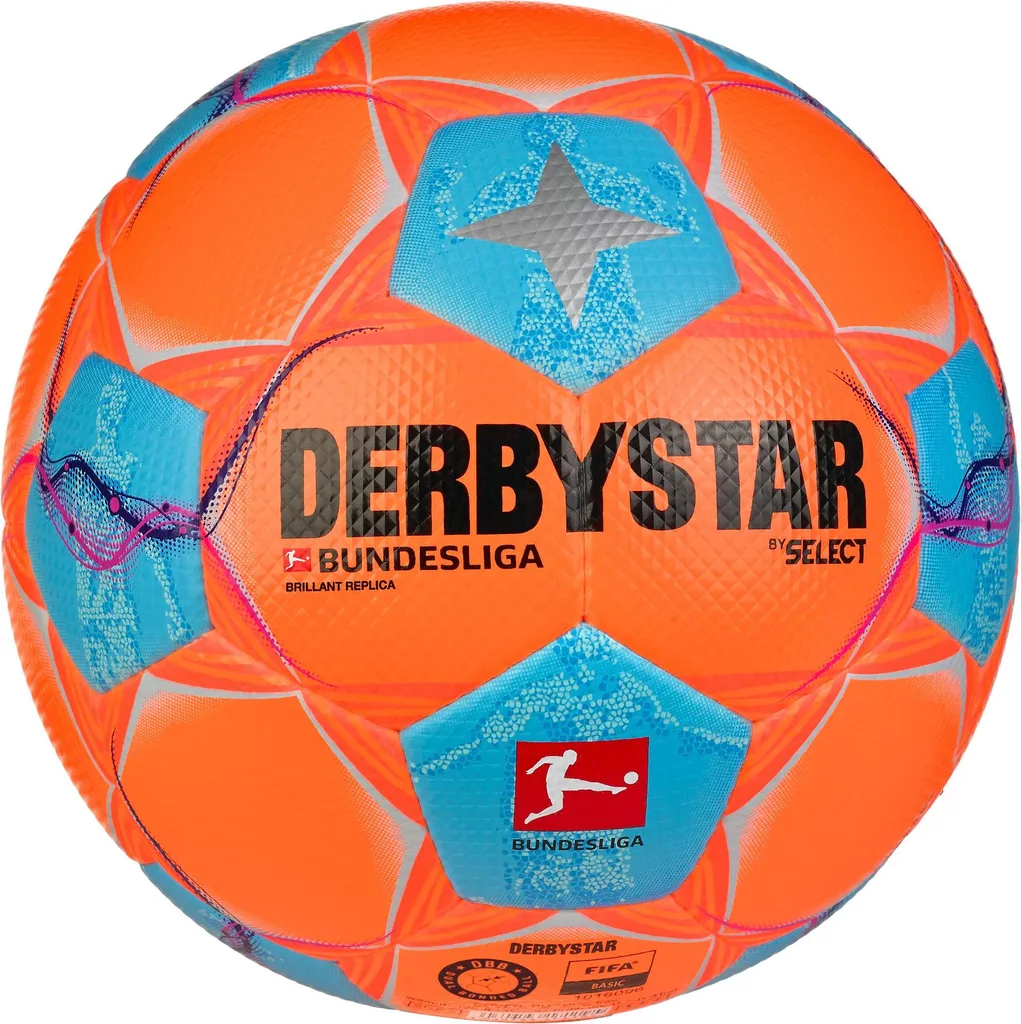Ballon Derbystar Bundesliga Brillant Replica High Visible 2024/2025 Jaune