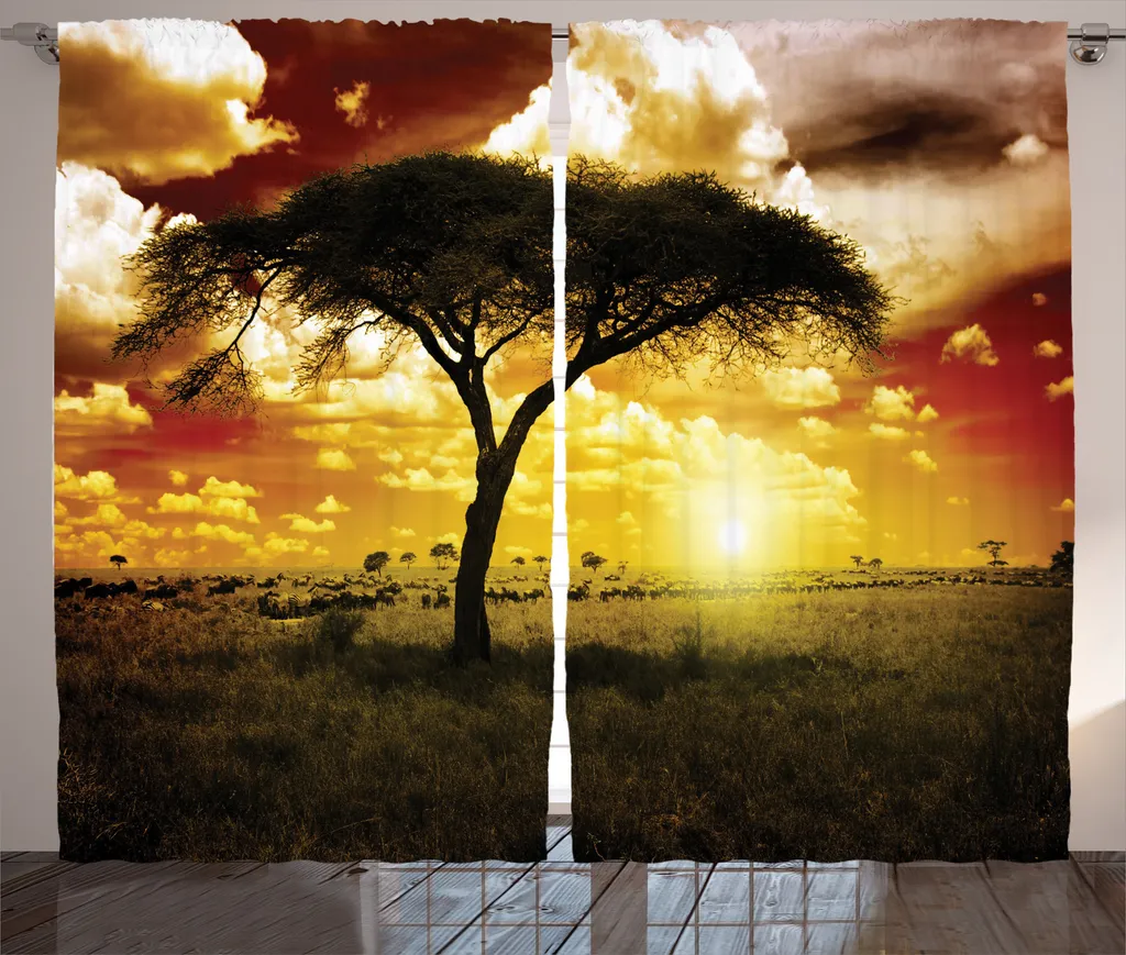 Tenda ABAKUHAUS Safari Africa 280x175 cm - Arredo Etnico di Qualità