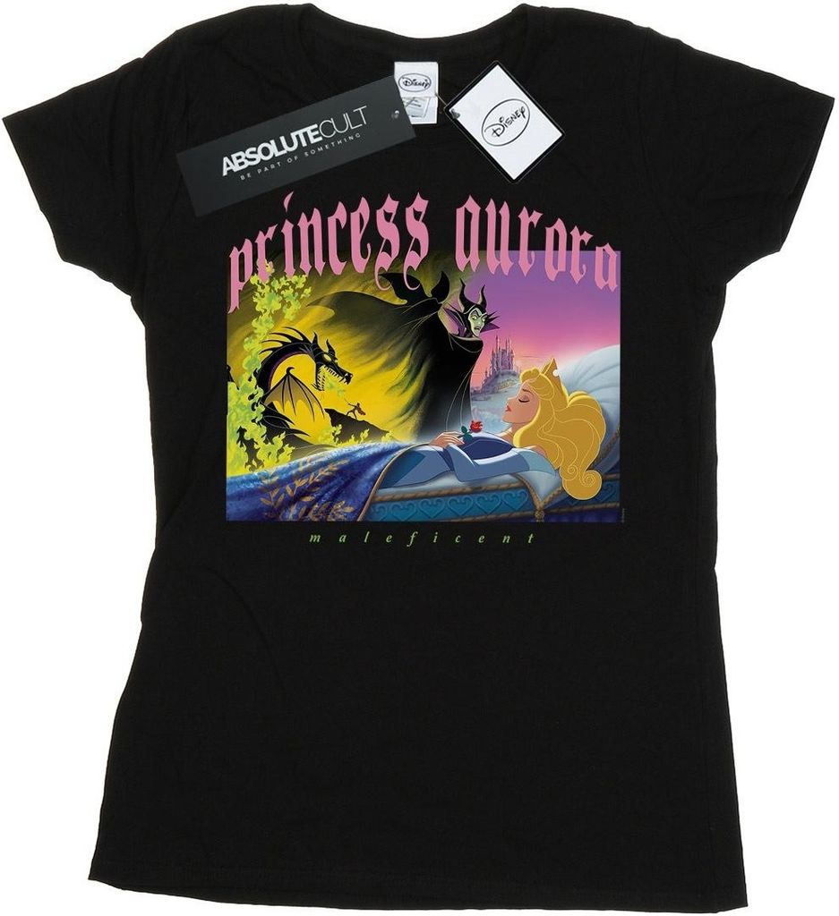 Disney - "Sleeping Beauty" T-Shirt für Damen BI15359 (M) (Schwarz)