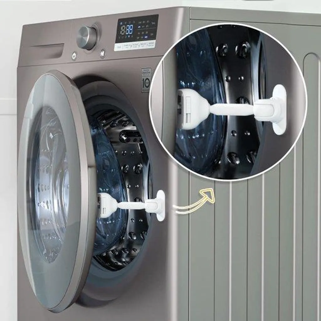 Sécurité machine à laver blanche : verrouillage enfant fiable et pratique