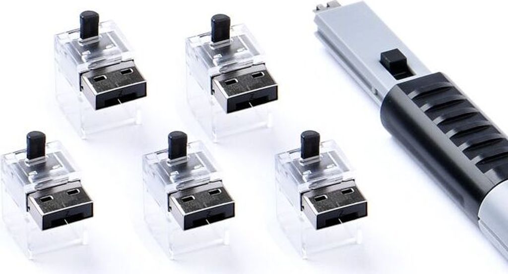 SmartKeeper Basic "LAN Cable" Lock schwarz 5 Stk.+Key