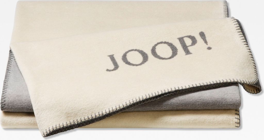 JOOP! plaid MELANGE-Doubleface Colore Naturale-Argento Immagine del prodotto 