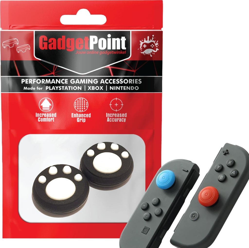 Thumbgrips - Thumb Grips voor Nintendo Switch Joy-Con Controllers - Gaming Thumbgrips - Performance Anti-Slip Thumbsticks - Bescherming Accessoires...