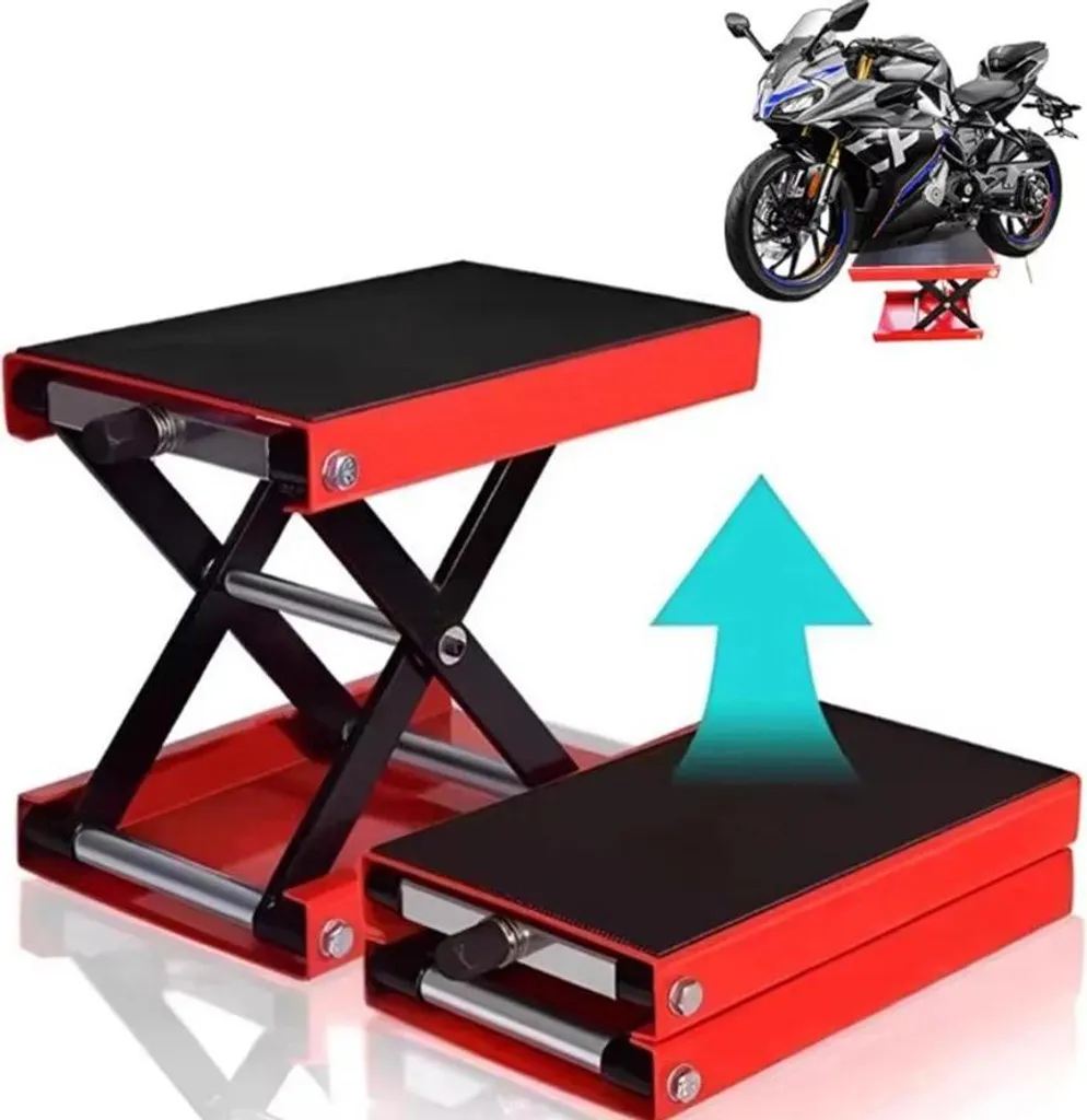Pont élévateur à ciseaux pour moto - Capacité 500kg - Gris anthracite