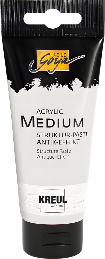 KREUL Acryl Struktur Paste SOLO Goya Medium Antik-Effekt 100ml Tube