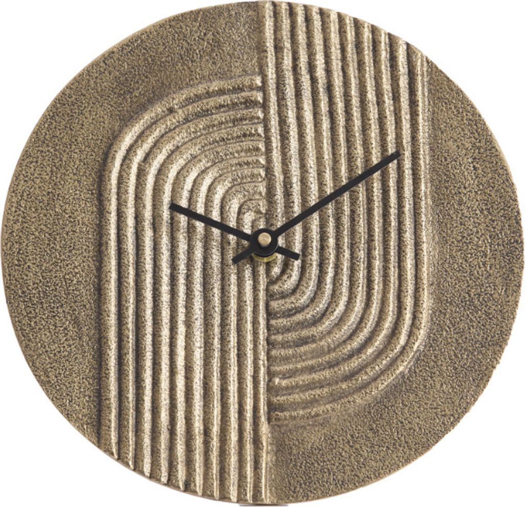 Light & Living - Uhr GWENNA - 20x3x20cm - Bronze