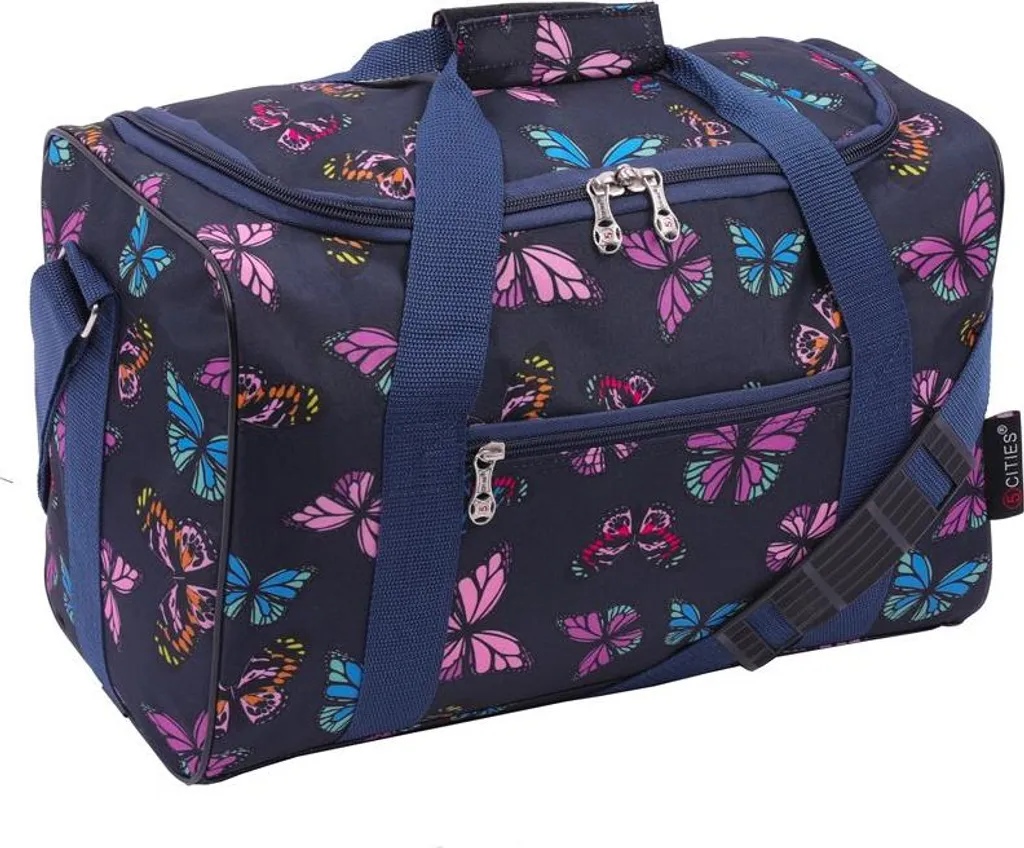 Regala un Viaggio con la Borsa CITIES 611 Butterfly Navy per Donna - 2