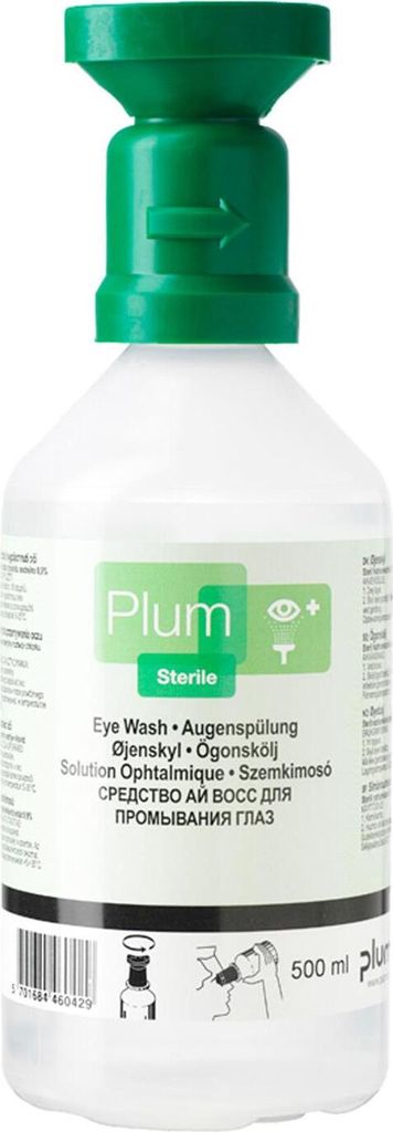 Plum Augenspüllösung - Augenspülung, Spülung, Lösung, Augenspülstation 500ml