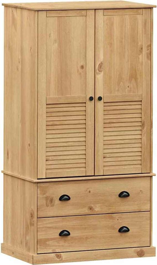 vidaXL Kleiderschrank VIGO 90x55x170 cm Massivholz Kiefer
