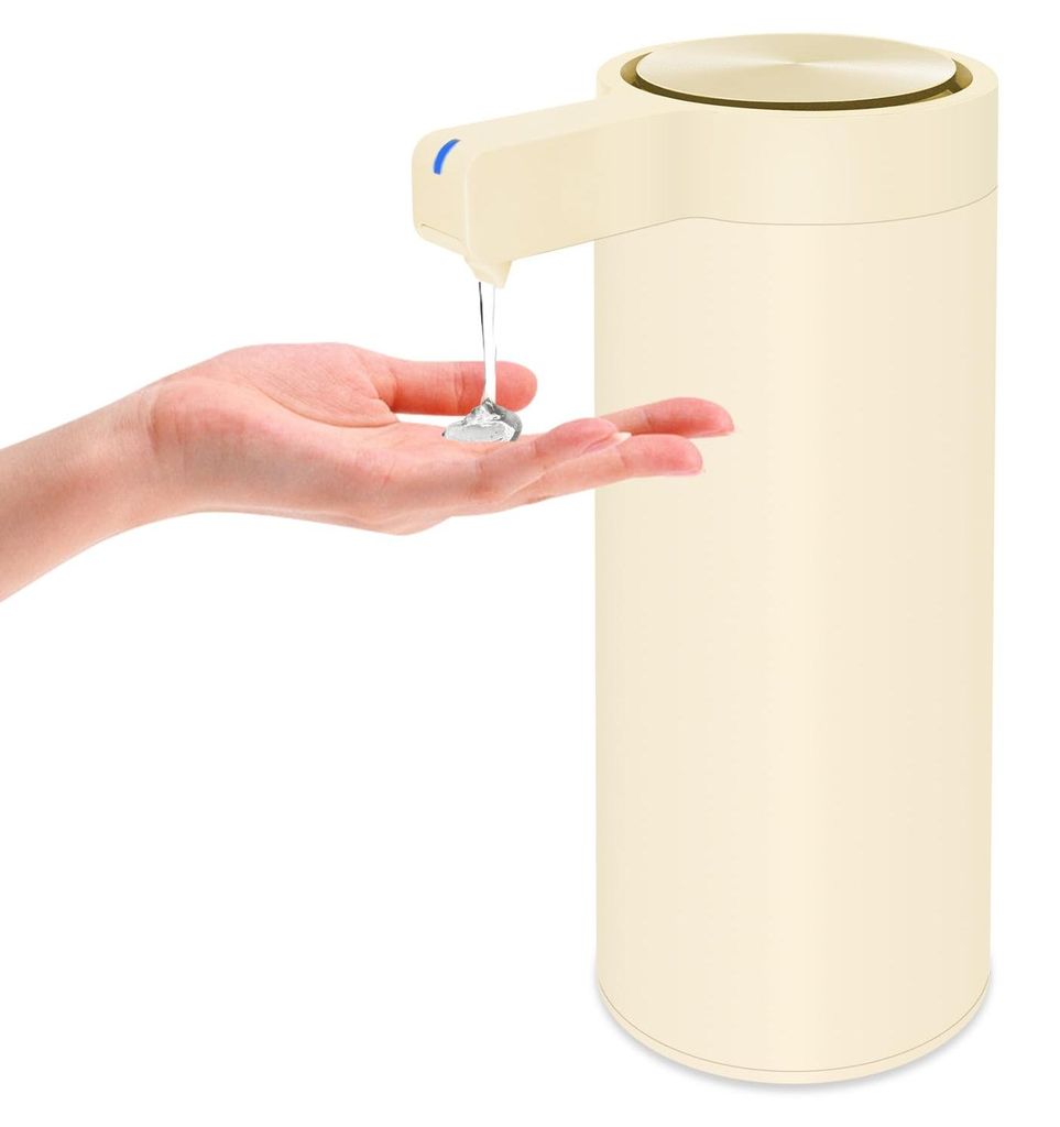 Automatischer Seifenspender aus Edelstahl mit Infrarotsensor, IPX5 wasserdicht, USB-C-Ladeanschluss, Infrarot-Bewegungssensor für Küche und Bad (...