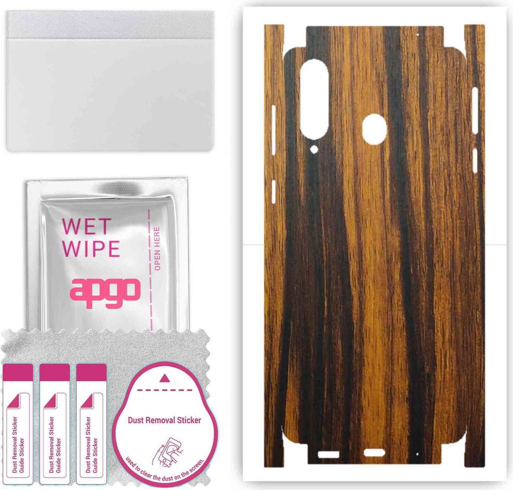 apgo Rückseite + Seiten Schutzfolie, Skin, kompatibel mit Samsung Galaxy A8s, Hinten Displayschutzfolie aus Vinylfolie, kratzfest, einfache Montag...