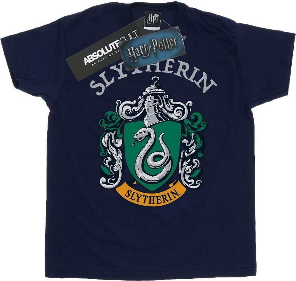 Harry Potter - "Slytherin" T-Shirt für Jungen BI20223 (152-158) (Marineblau)