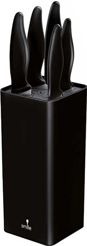 Smile SNS-6 6-piece block knife set black Immagine del prodotto 