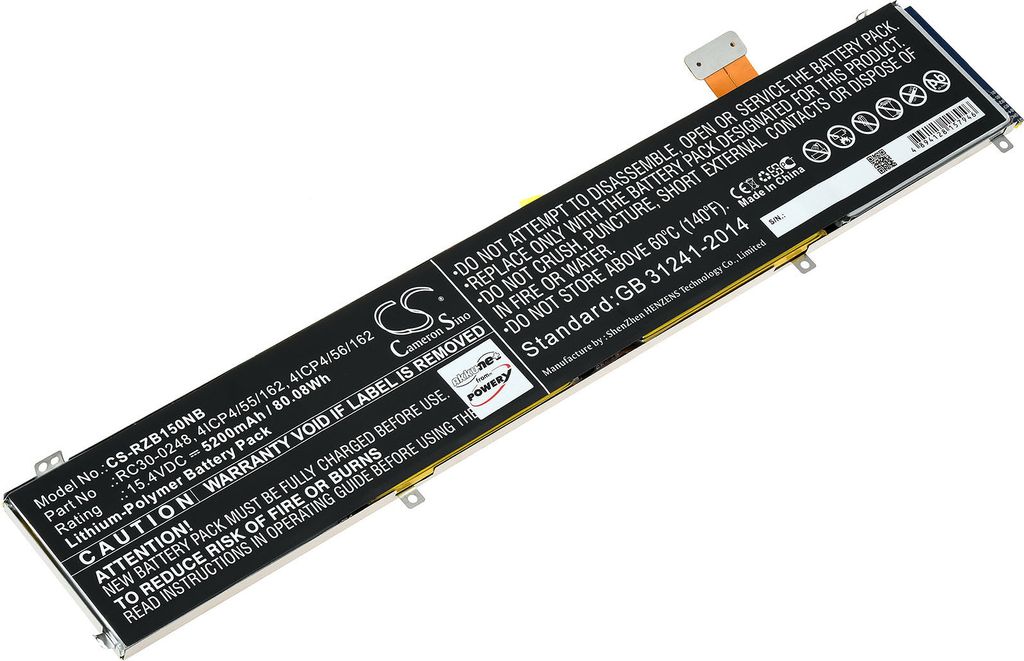 Akku für Gaming-Laptop Razer LINGREN 15(i7 8750H)