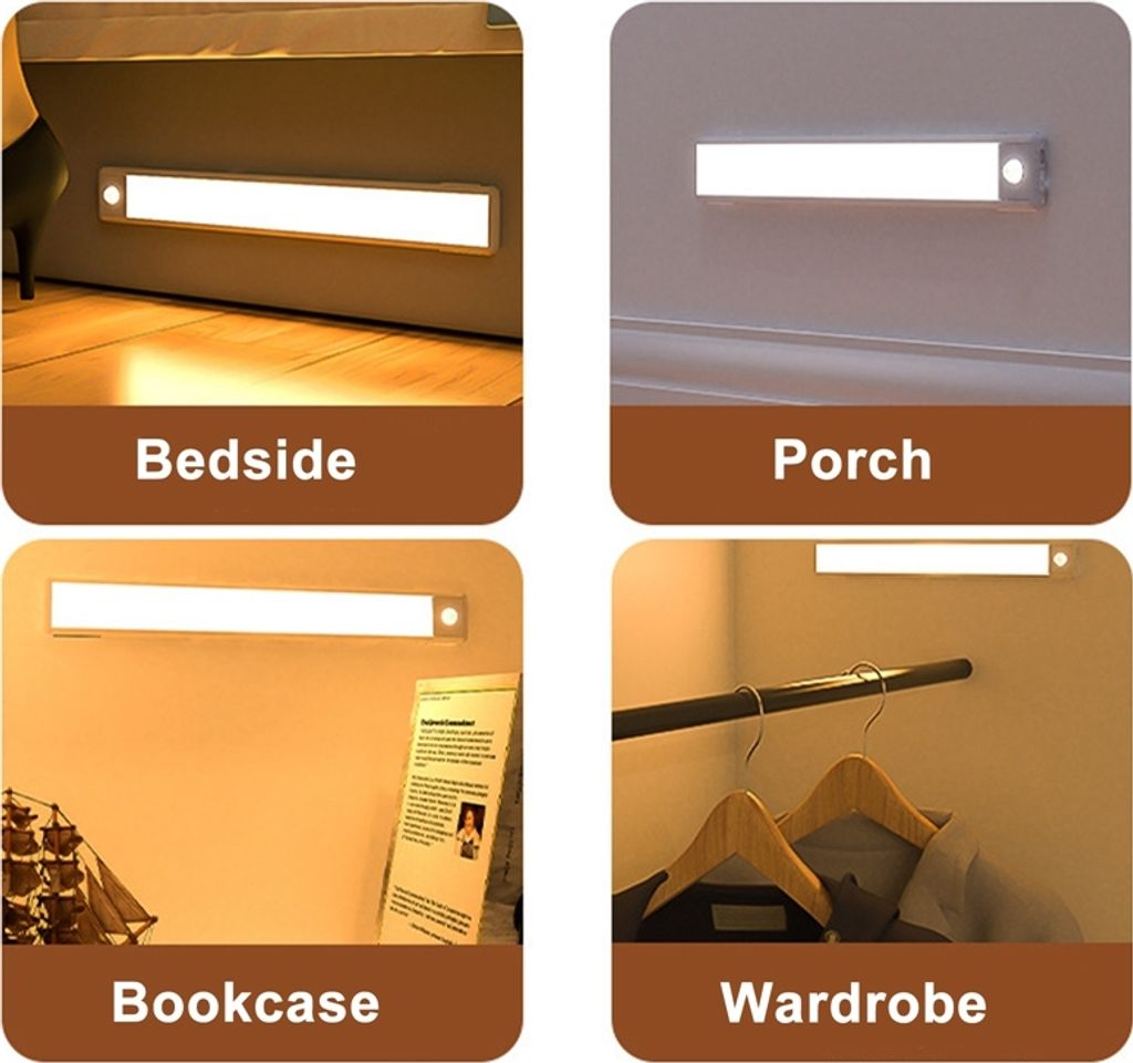 winterbeauy 3Stk Kabelloses LED Unterbauleuchte, Produktbild 6