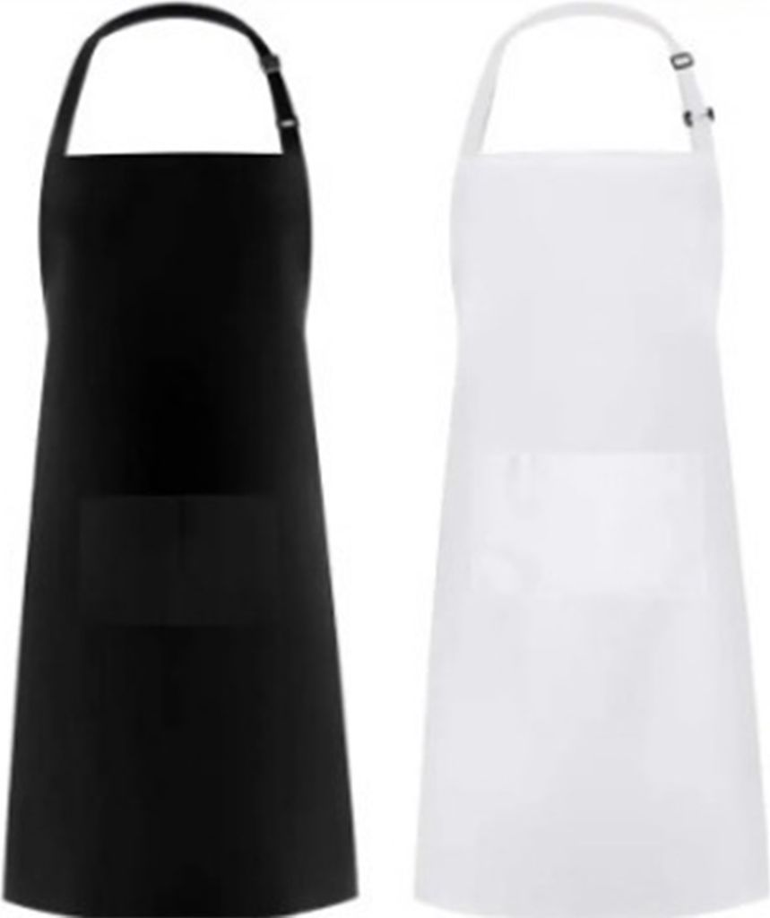 2-teiliges wasserdichtes Kochschürzen-Set mit 2 Taschen für Männer und Frauen, ölbeständige Küchen-Latzschürzen für Köche und Künstler