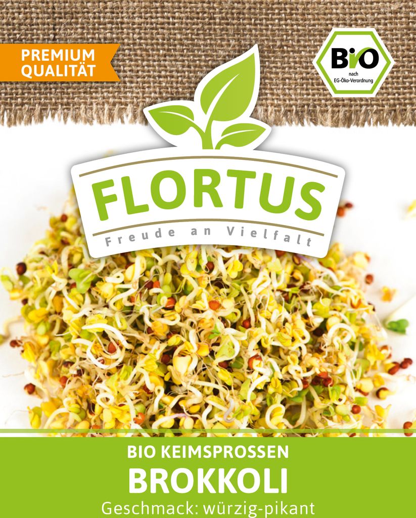 Keimsprossen Brokkoli (200 g) |Keimsprossen von FLORTUS Produktbild 2