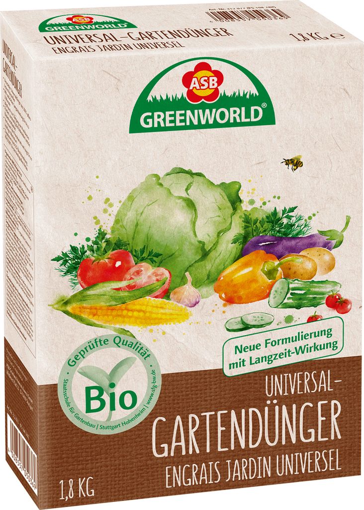 Artikelbild 1 von 'BIO Universal Gartendünger (1,8 kg)' aus der Kategorie Gartendünger