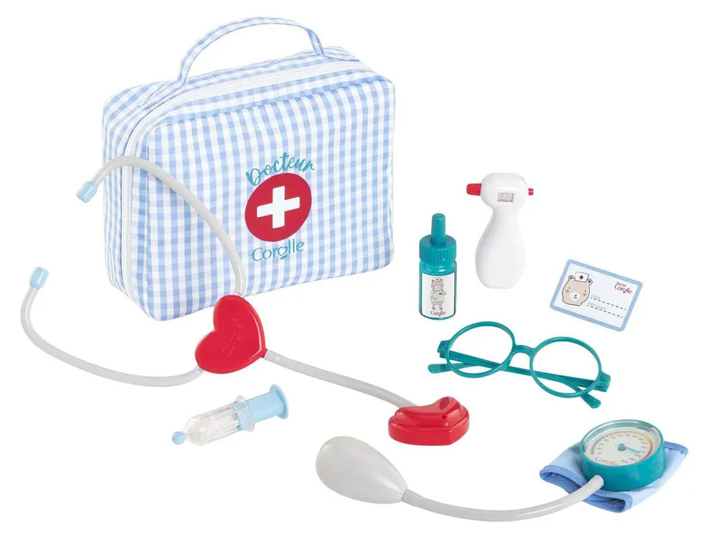 Trousse de médecin Corolle : jeu d'imitation idéal pour soigner son bébé