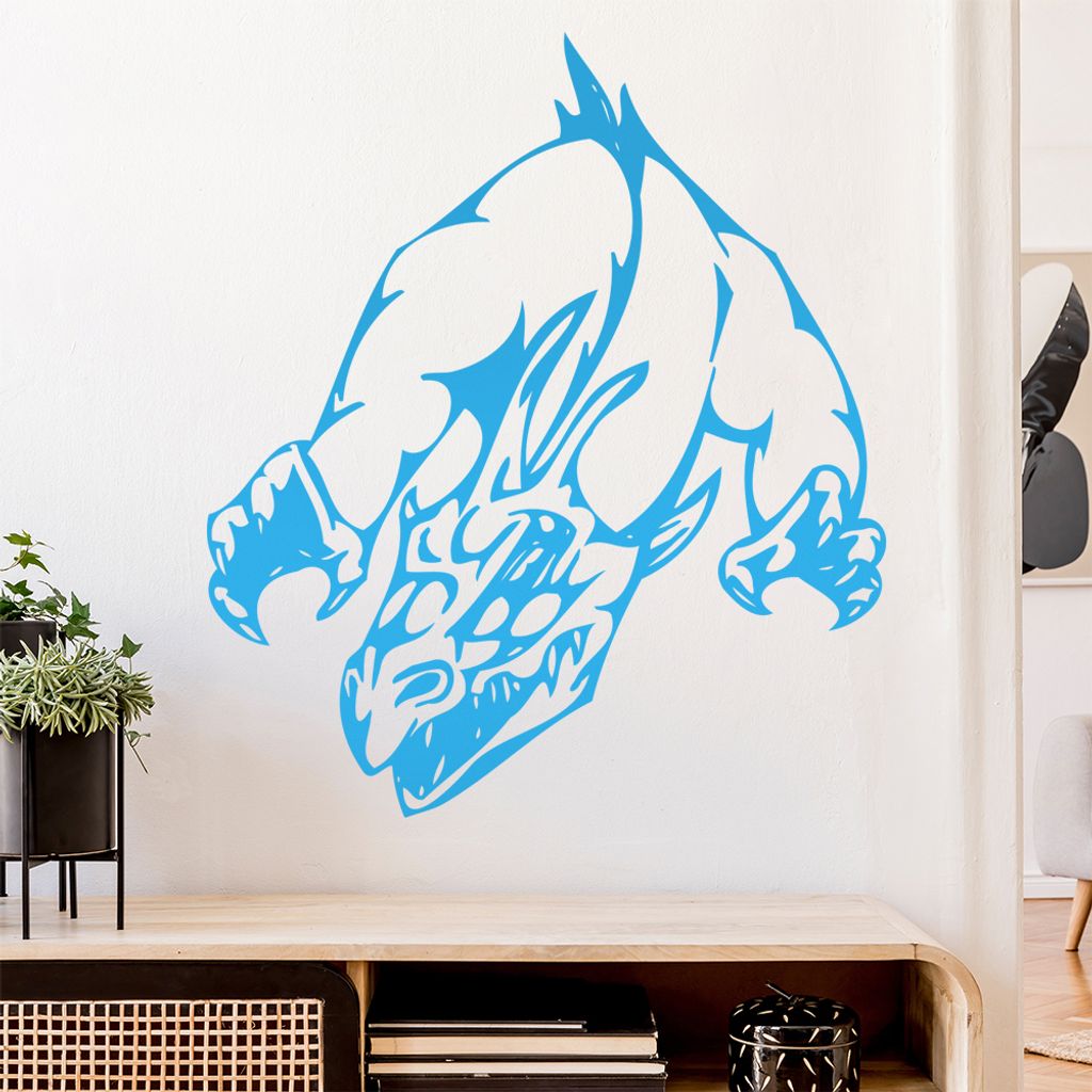 Drachen Klaue Wandtattoo in 6 Größen - Wandaufkleber Wall Sticker - Dekoration, Küche, Wohnzimmer, Schlafzimmer, Badezimmer